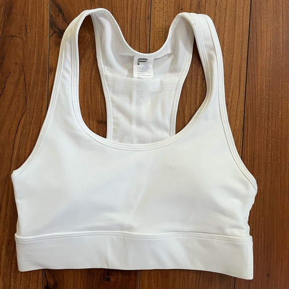 Pristine White Fabletics Powerhold Athleisure Set - Picture 2 of 10